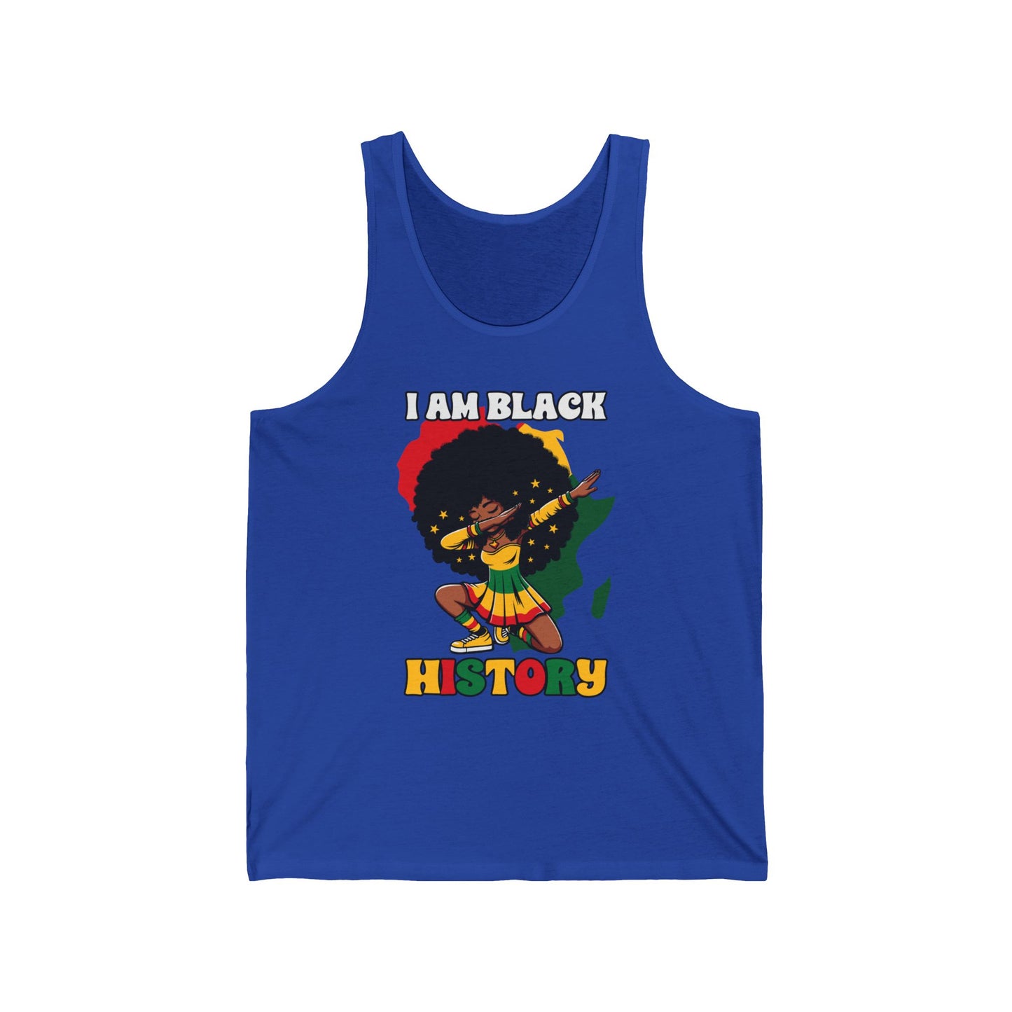 I Am Black History (Adult Unisex Tank Top) - J&S Custom Prints