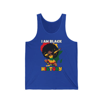 I Am Black History (Adult Unisex Tank Top) - J&S Custom Prints