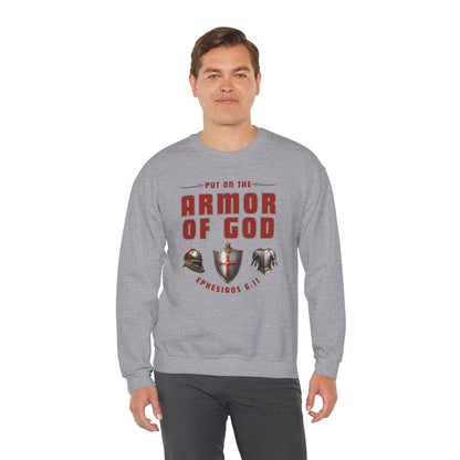Armor Of God (Adult Unisex Crewneck Sweatshirt)