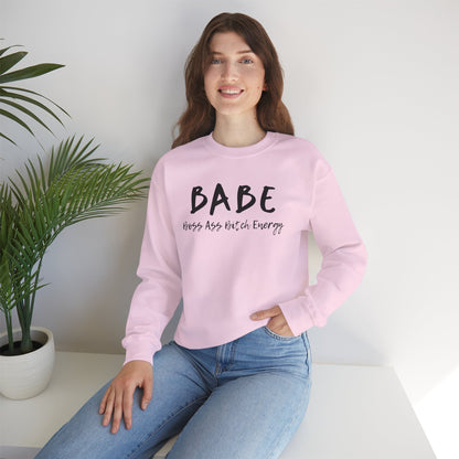 BABE (Adult Unisex Crewneck Sweatshirt)
