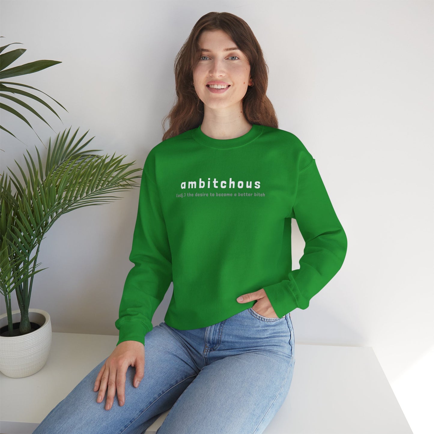 Ambitchous (Adult Unisex Crewneck Sweatshirt