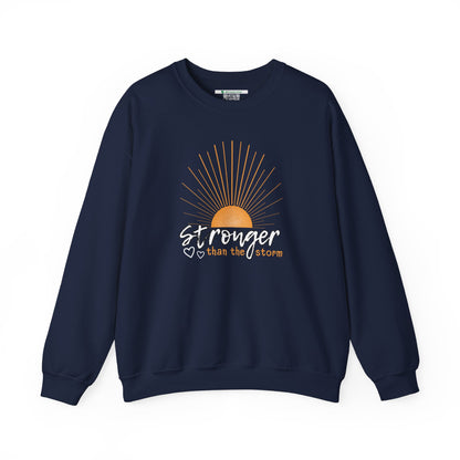 Stronger Than the Storm (Adult Unisex Crewneck Sweatshirt)