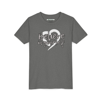 Believe In Yourself -- Gray (Youth Unisex Tee)