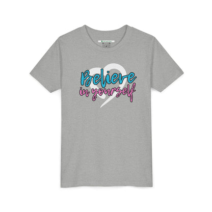 Believe In Yourself -- Blue/Pink (Youth Unisex Tee)