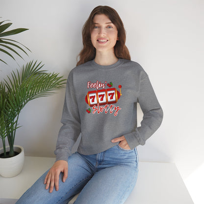 Feelin' Slotty (Adult Unisex Crewneck Sweatshirt)