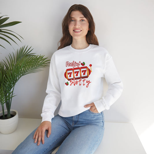 Feelin' Slotty (Adult Unisex Crewneck Sweatshirt)