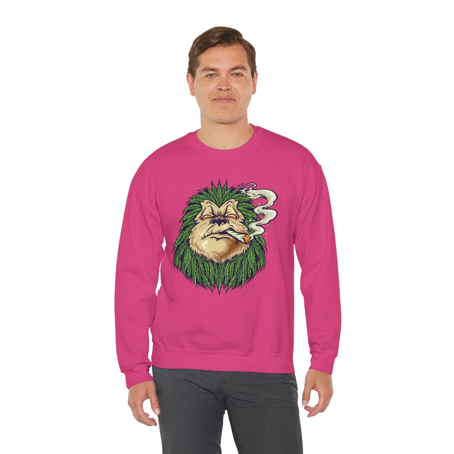 Cannabis (Adult Unisex Crewneck Sweatshirt)