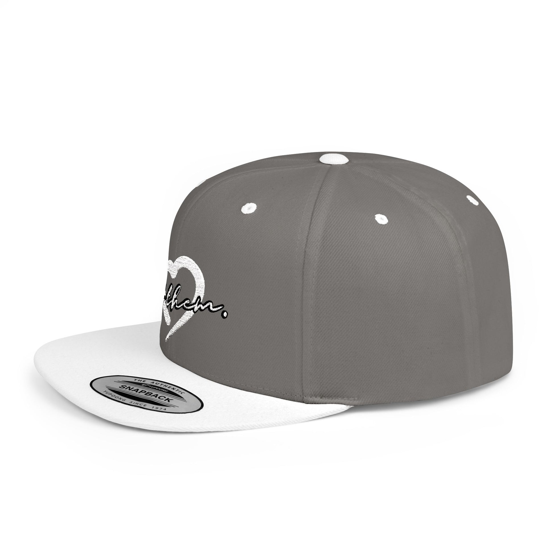 Let Them (Embroidered Snapback Flat-Bill Cotton Hat) - J&S Custom Prints