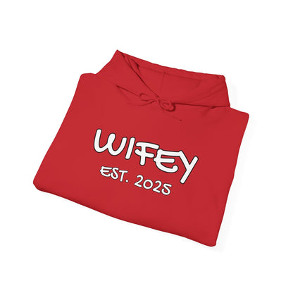 Matching Marriage Set -- "Wifey" (Adult Unisex Hooded Sweatshirt)
