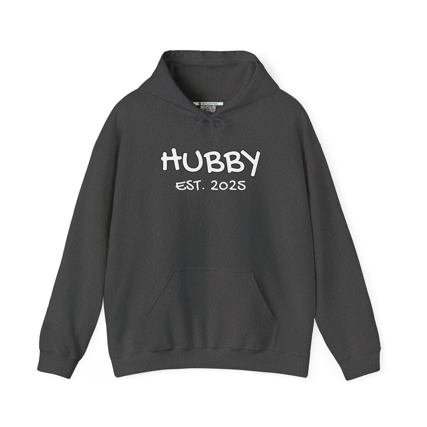 Matching Marriage Set -- "Hubby" (Adult Unisex Hooded Sweatshirt)
