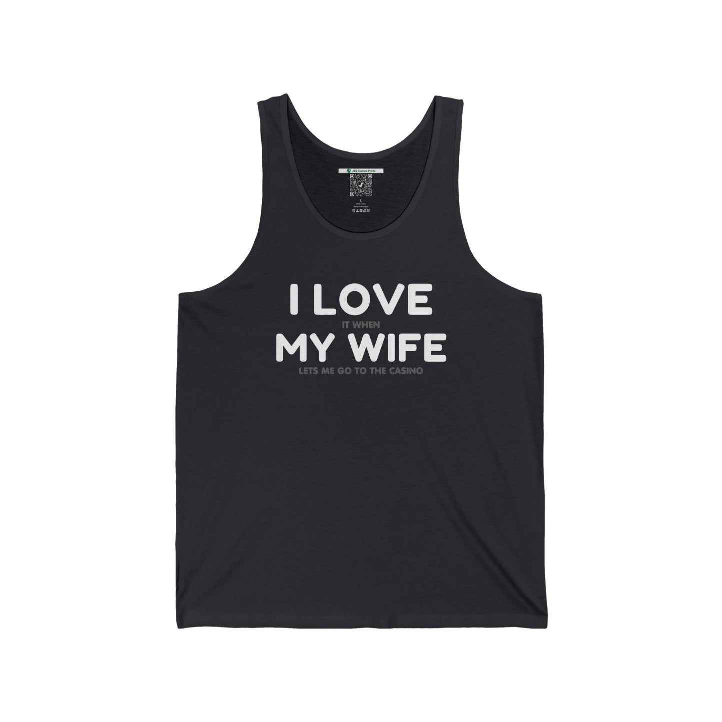 I Love My Wife (Adult Unisex Tank Top)