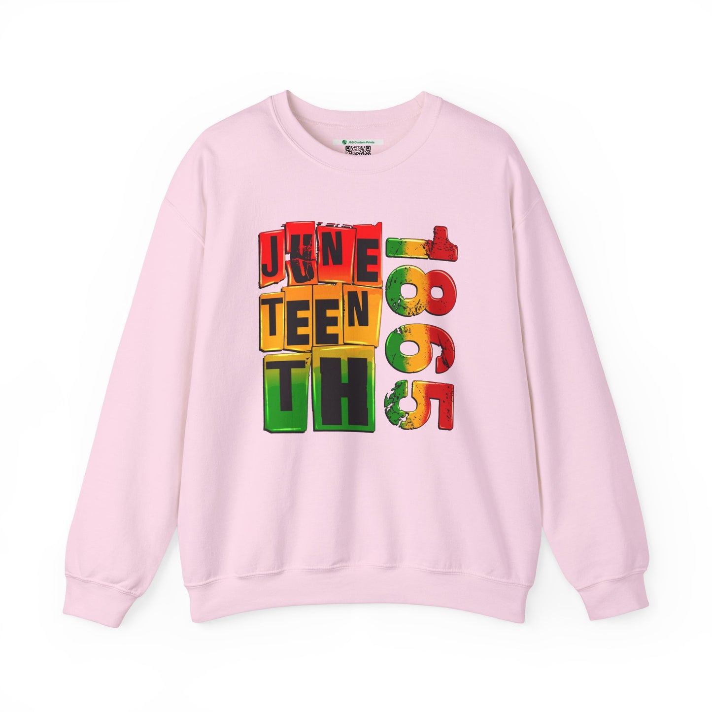 Juneteenth 1865 (Adult Unisex Crewneck Sweatshirt)