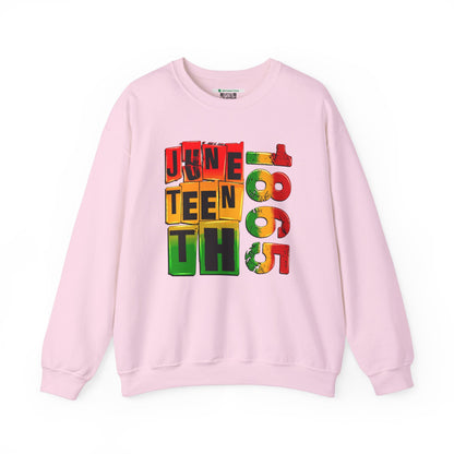 Juneteenth 1865 (Adult Unisex Crewneck Sweatshirt)