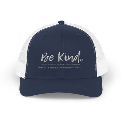 Be Kind (Embroidered Snapback Trucker Hat)