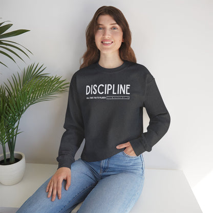 Discipline (Adult Unisex Crewneck Sweatshirt)