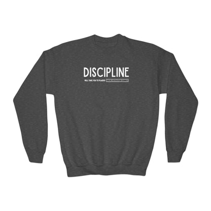 Discipline (Youth Unisex Crewneck Sweatshirt)