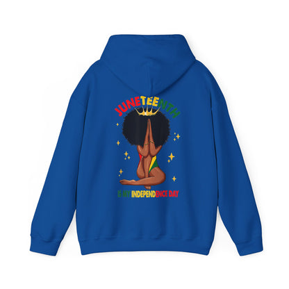 Juneteenth -- My Independence Day (Adult Unisex Hooded Sweatshirt)