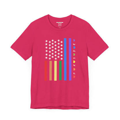 Pride Flag (Adult Unisex Tee)