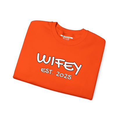 Matching Marriage Set -- "Wifey" (Adult Unisex Crewneck Sweatshirt)