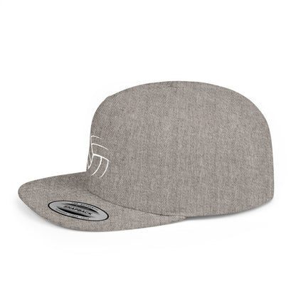 Volleyball (Embroidered Flat-Bill, Cotton, Snapback Hat)