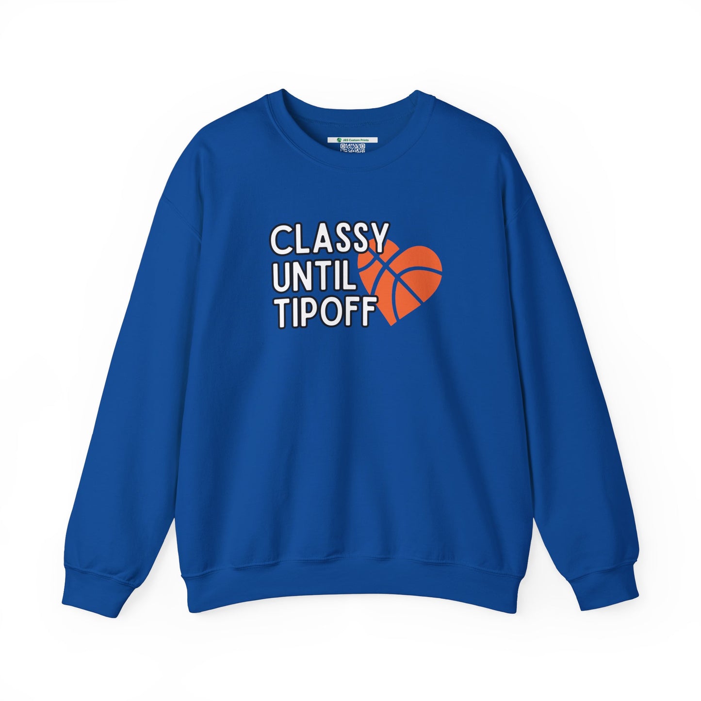 Classy Until Tipoff (Adult Unisex Crewneck Sweatshirt)