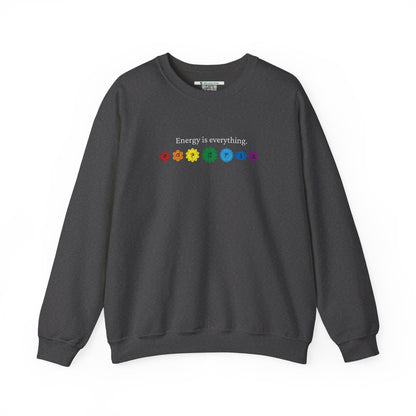 Energy is Everything -- Chakras (Adult Unisex Crewneck Sweatshirt)