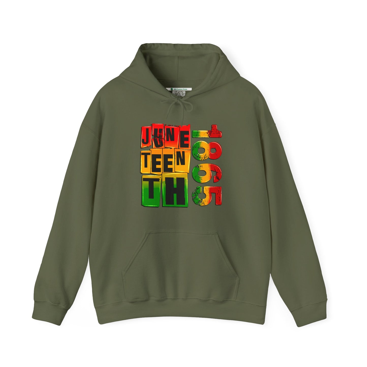 Juneteenth 1865 (Adult Unisex Hooded Sweatshirt)