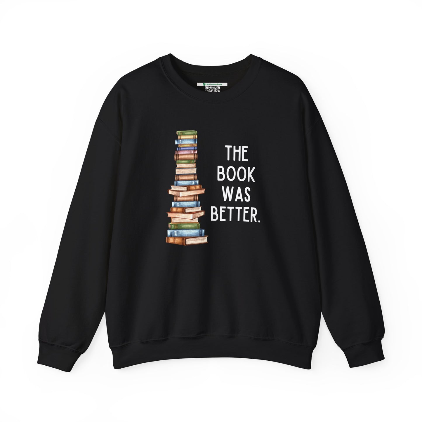 The Book Was Better [2] (Adult Unisex Crewneck Sweatshirt)