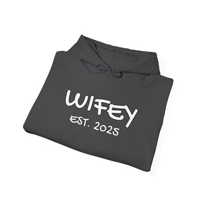 Matching Marriage Set -- "Wifey" (Adult Unisex Hooded Sweatshirt)