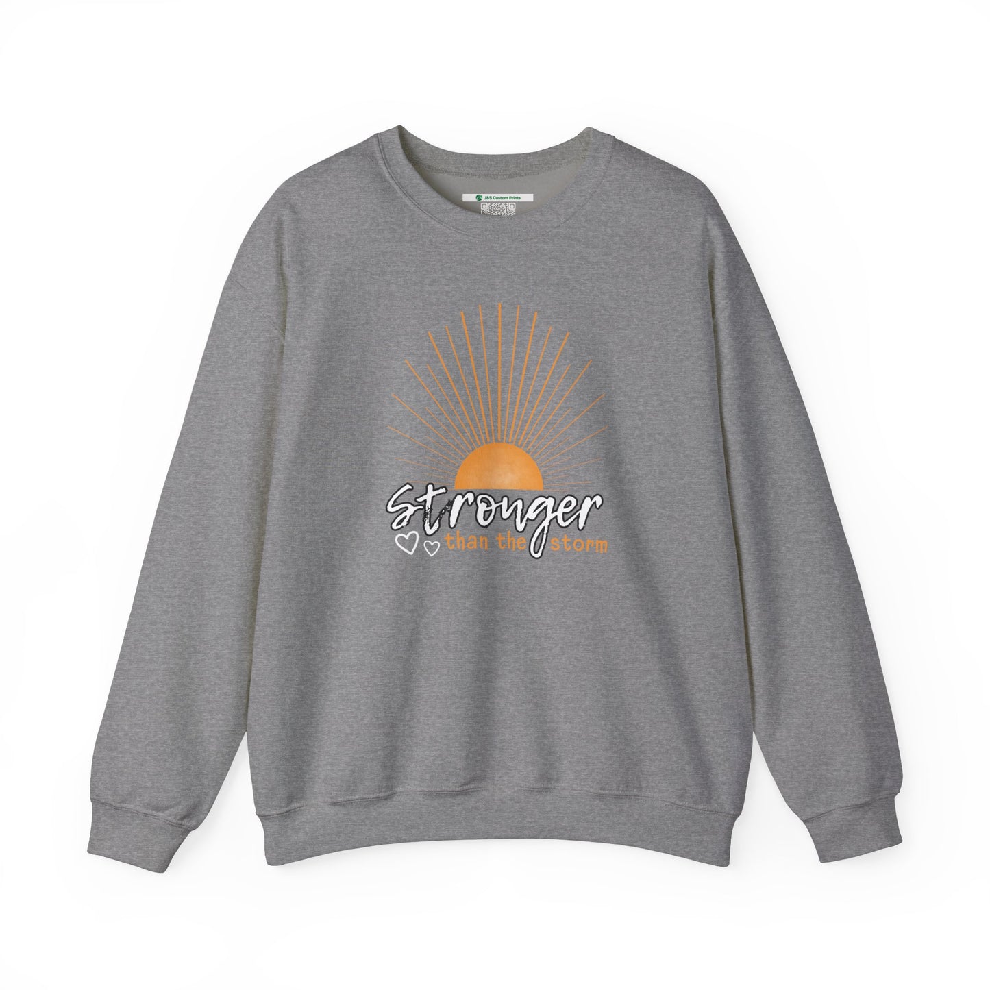 Stronger Than the Storm (Adult Unisex Crewneck Sweatshirt)