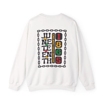 Juneteenth -- Breaking Every Chain (Adult Unisex Crewneck Sweatshirt)