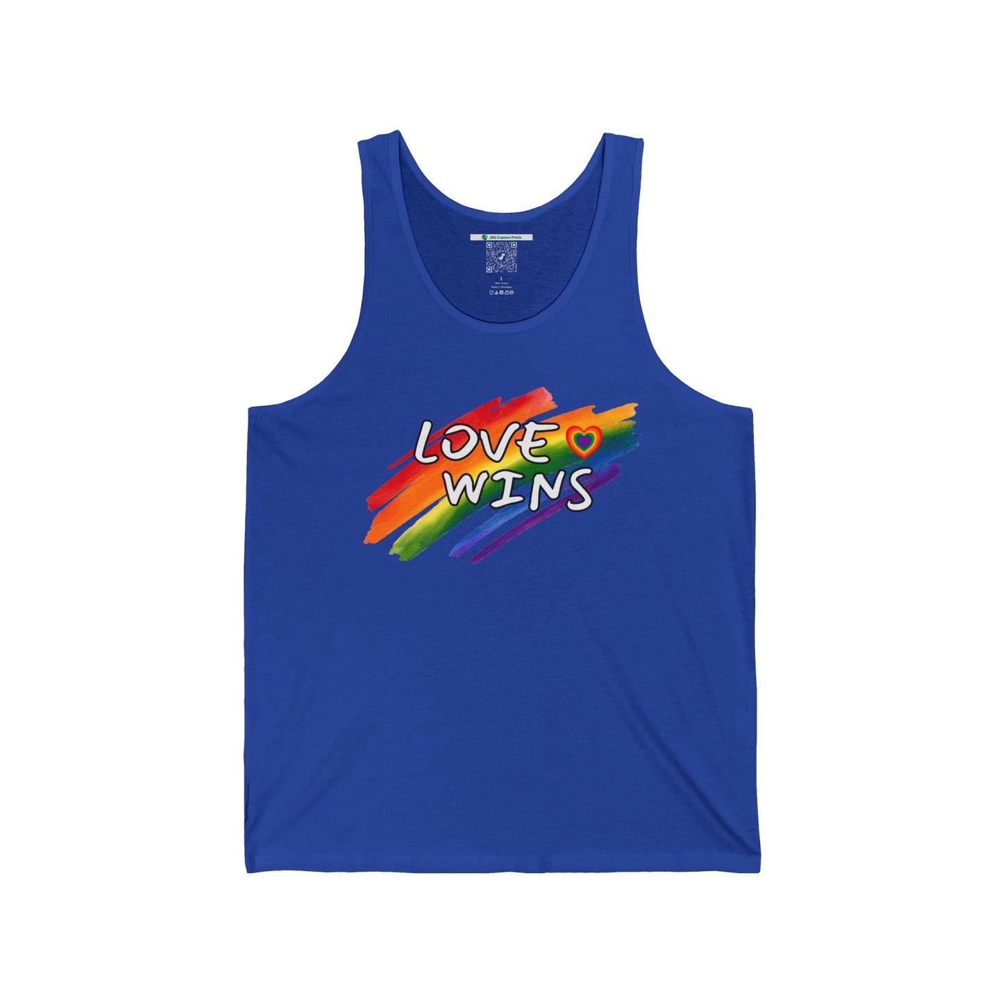 LGBTQ+ "Love Wins" (Adult Unisex Tank Top)