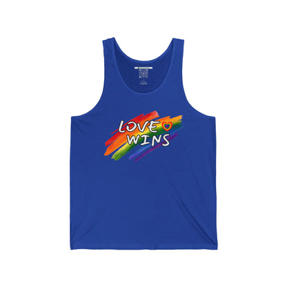 LGBTQ+ "Love Wins" (Adult Unisex Tank Top)
