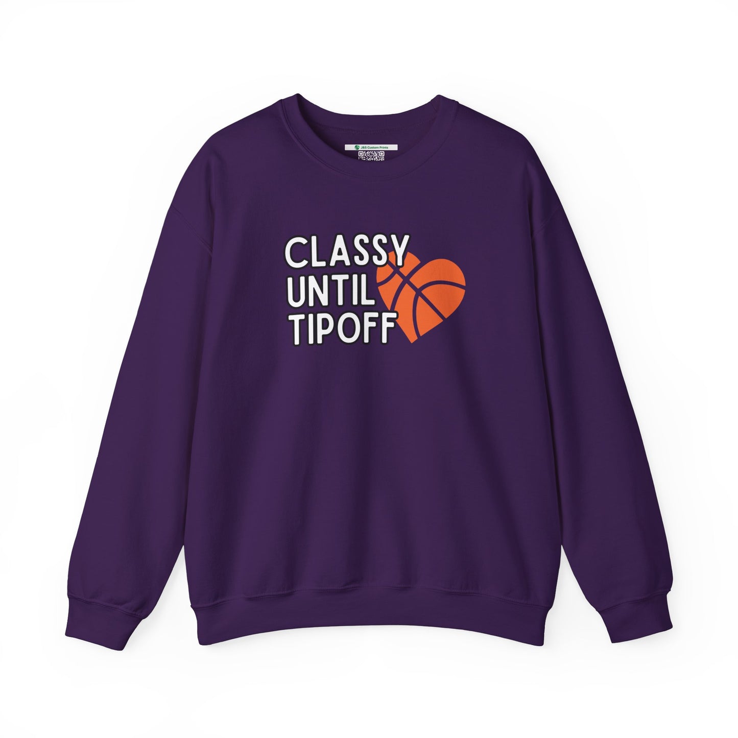 Classy Until Tipoff (Adult Unisex Crewneck Sweatshirt)