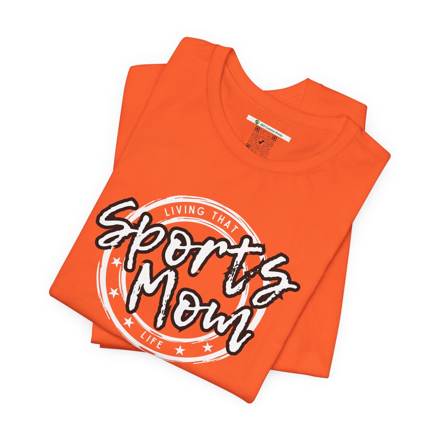 Sports Mom -- Black Font (Adult Unisex Tee)