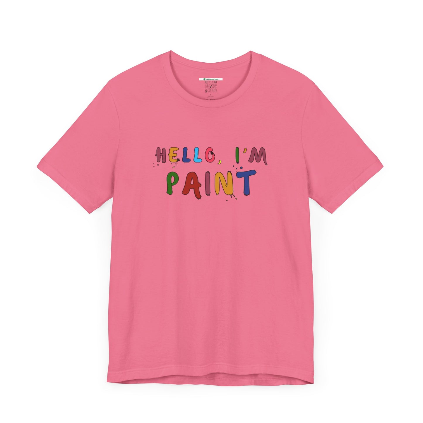 Matching Couple's Set -- Hello, I'm Paint (Adult Unisex Tee)