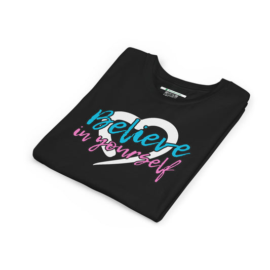 Believe In Yourself -- Blue/Pink (Youth Unisex Tee)