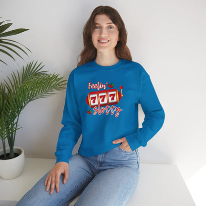 Feelin' Slotty (Adult Unisex Crewneck Sweatshirt)