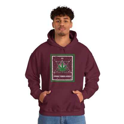 Cannabis -- Good Vibes Only (Adult Unisex Hooded Sweatshirt)
