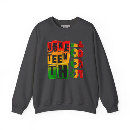 Juneteenth 1865 (Adult Unisex Crewneck Sweatshirt)