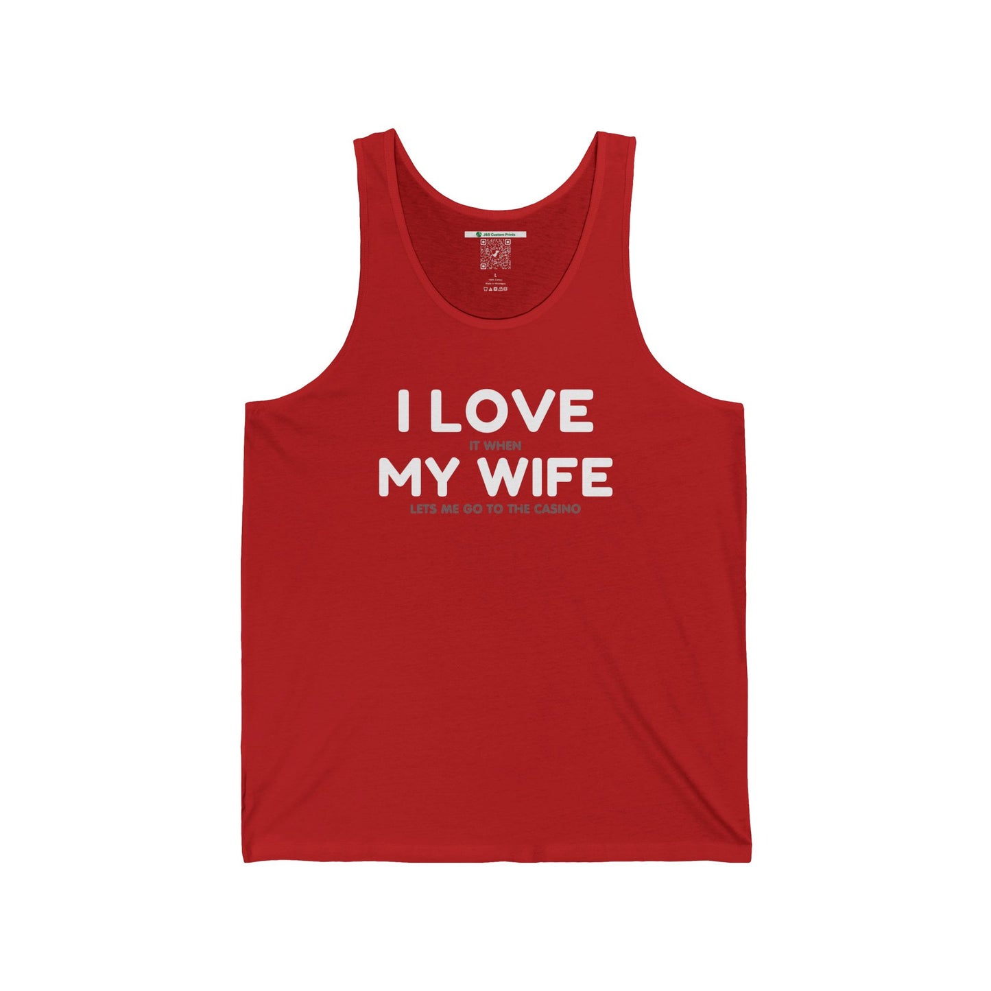I Love My Wife (Adult Unisex Tank Top)