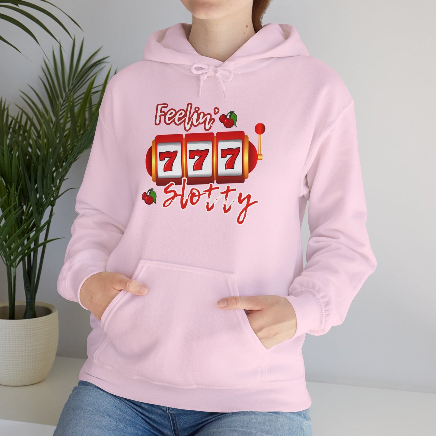 Feelin' Slotty (Adult Unisex Hooded Sweatshirt)