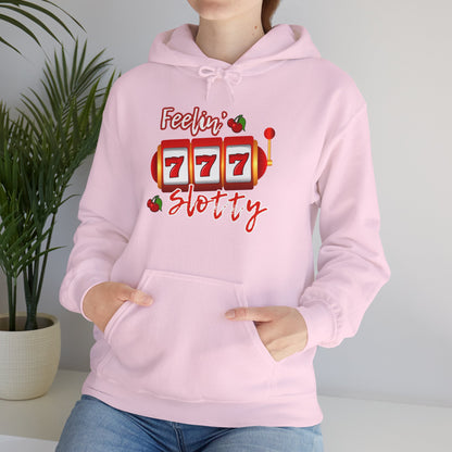 Feelin' Slotty (Adult Unisex Hooded Sweatshirt)