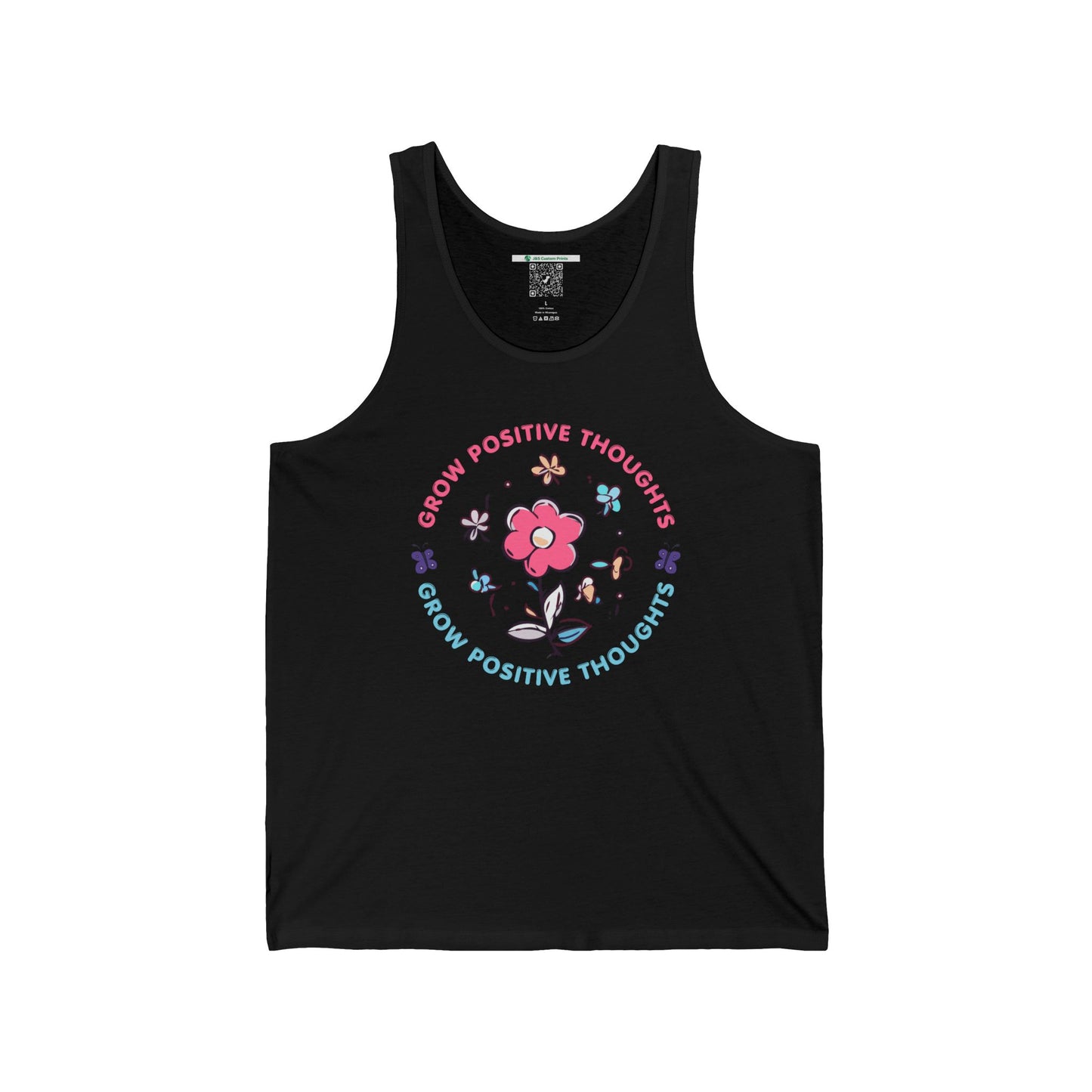 Grow Positive Thoughts (Adult Unisex Tank Top)