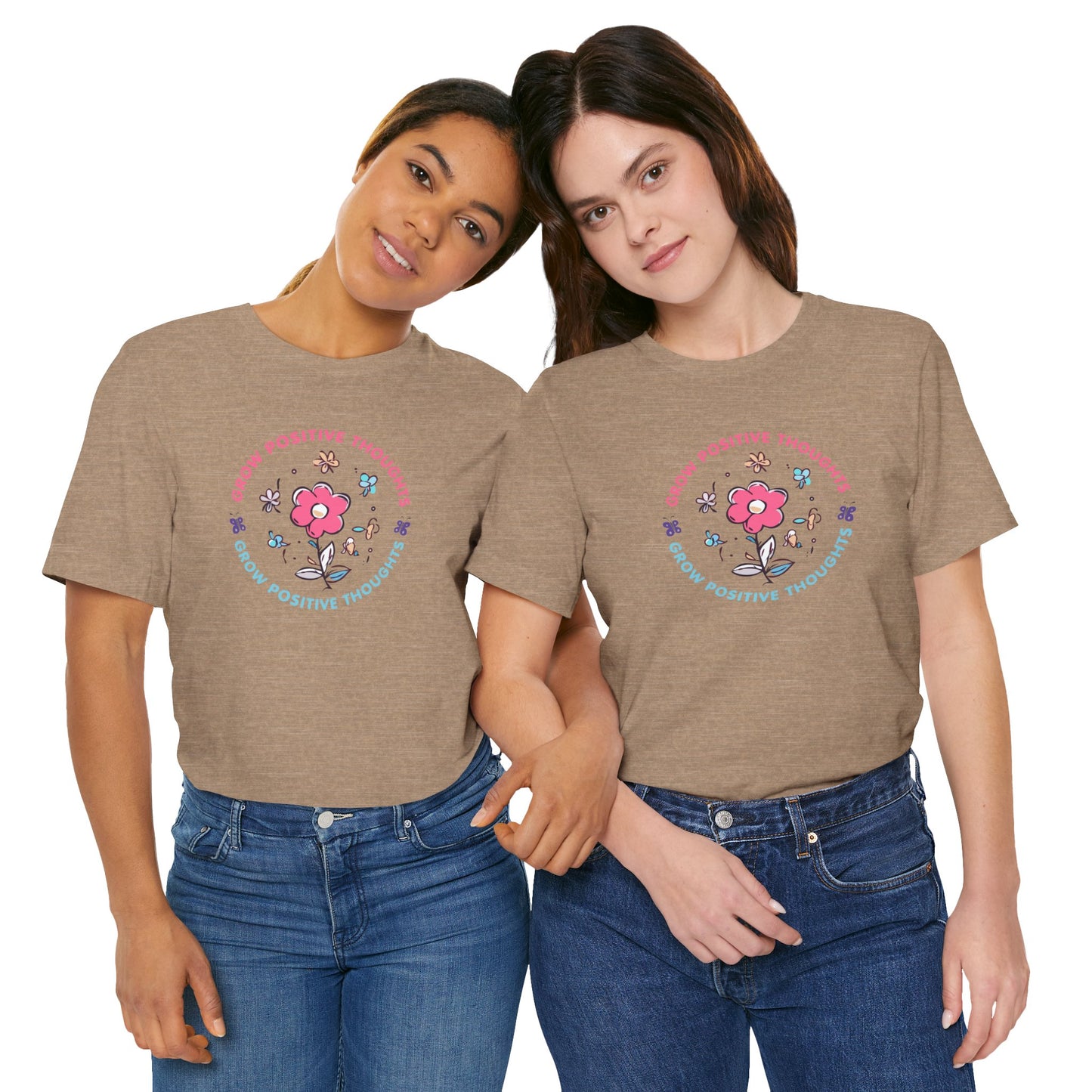 Grow Positive Thoughts (Adult Unisex Tee)