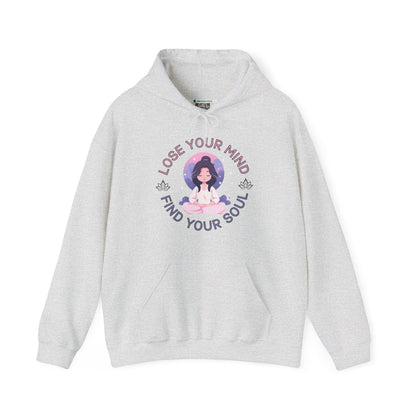 Mindful Awareness --  Meditation (Adult Unisex Hooded Sweatshirt)