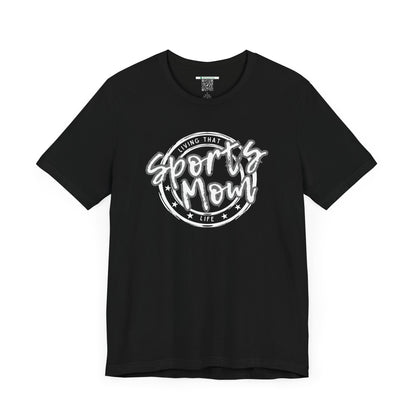 Sports Mom -- Gray Font (Adult Unisex Tee)