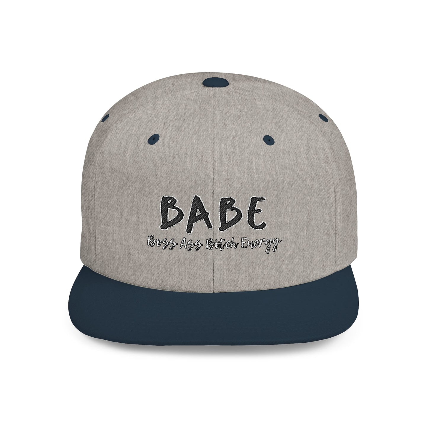 BABE (Embroidered Flat-Bill, Cotton, Snapback Hat)