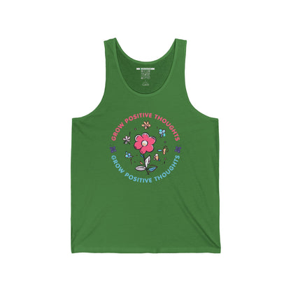 Grow Positive Thoughts (Adult Unisex Tank Top)