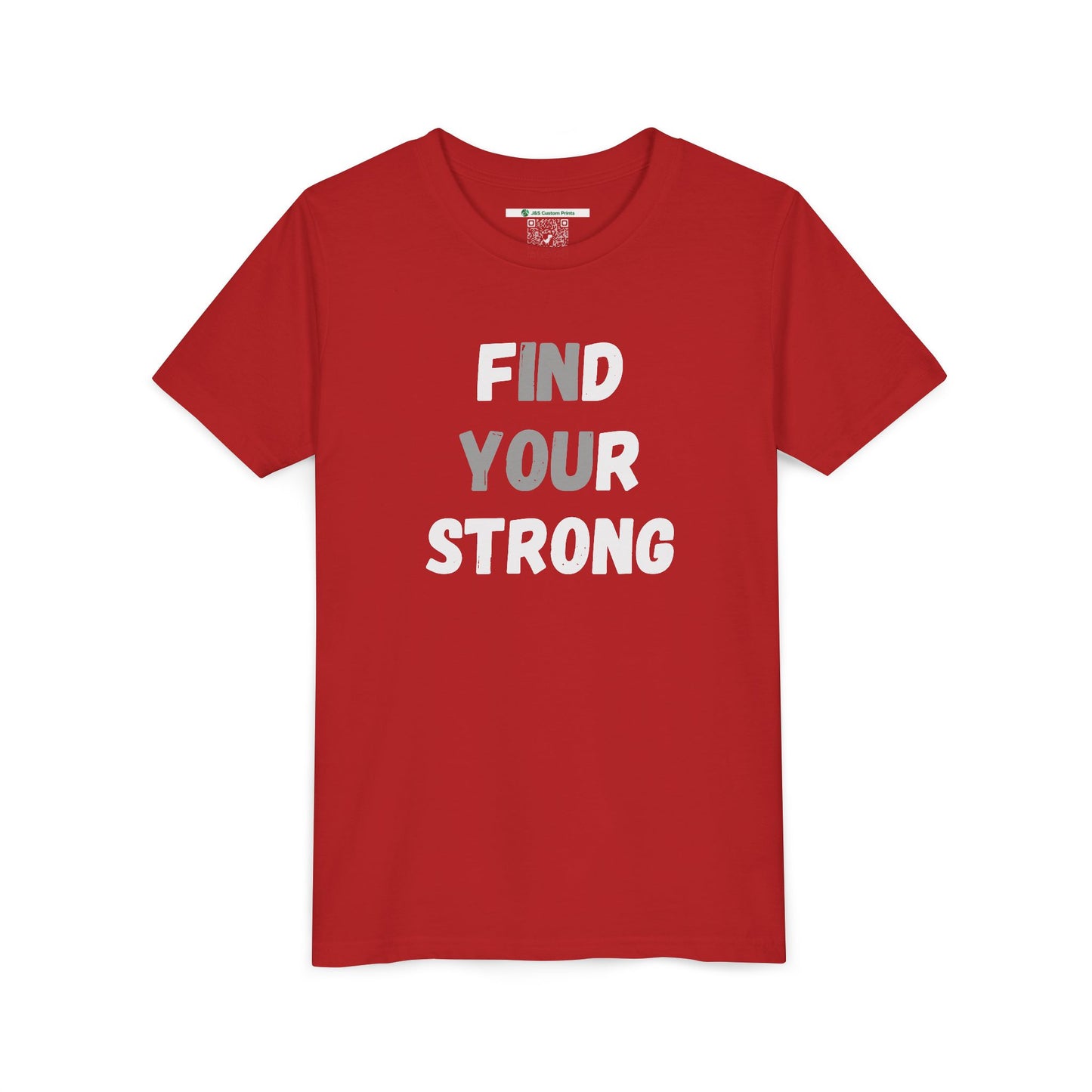 Find Your Strong -- Simple Design (Youth Unisex Tee)